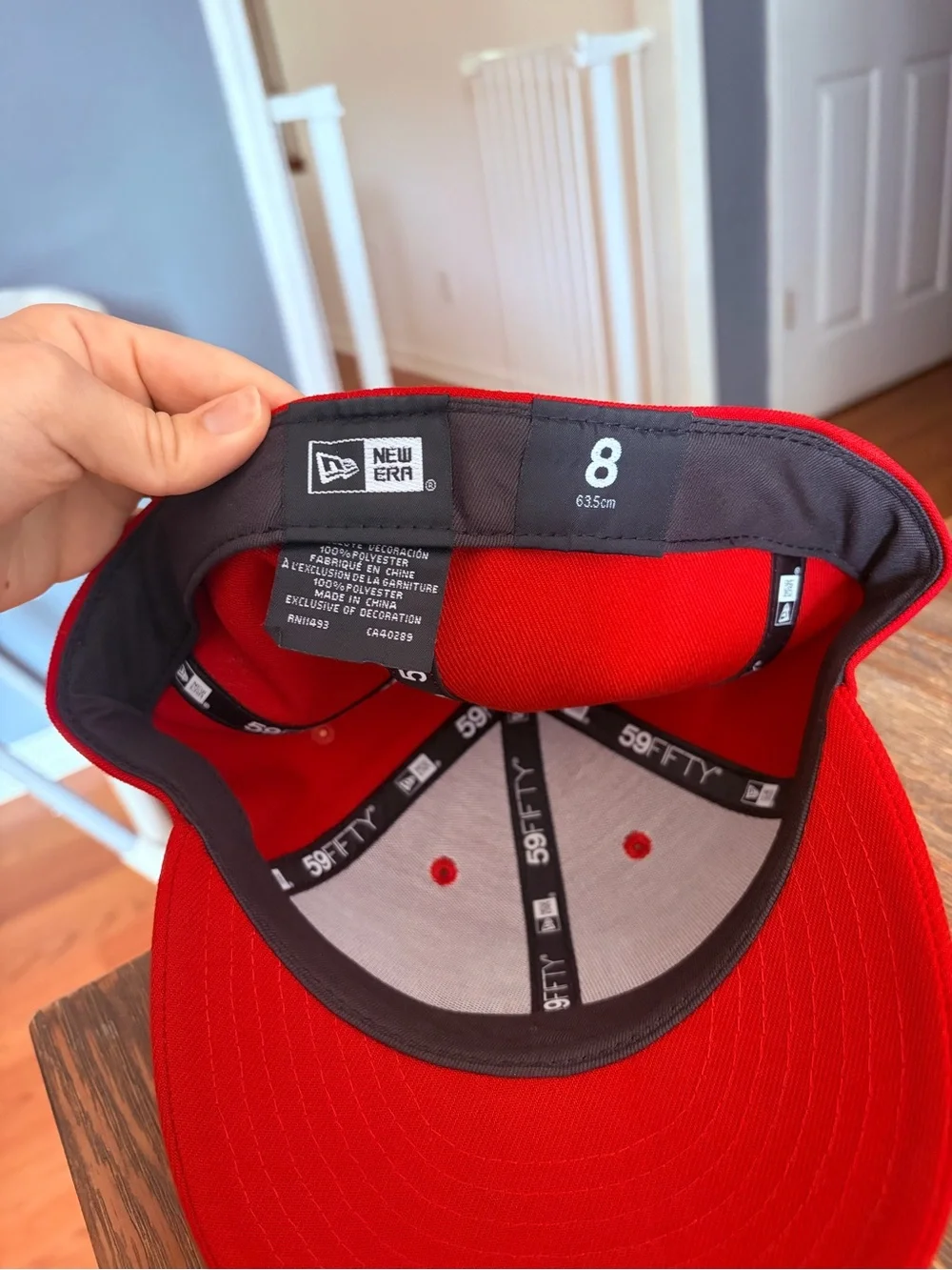 Red NC State Mens Hat New Era